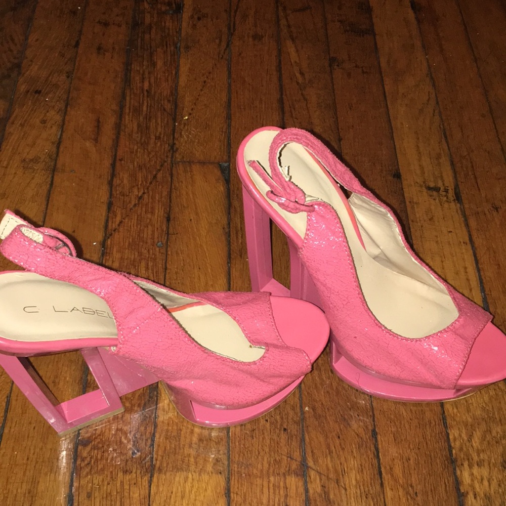 Space peach Heels
